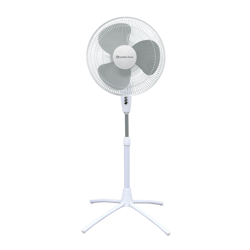 Comfort Zone 18 Oscillating Pedestal Fan Reviews Wayfair